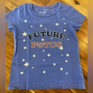 Peek Kids “Future POTUS” Short Sleeve Tee Size M (8)